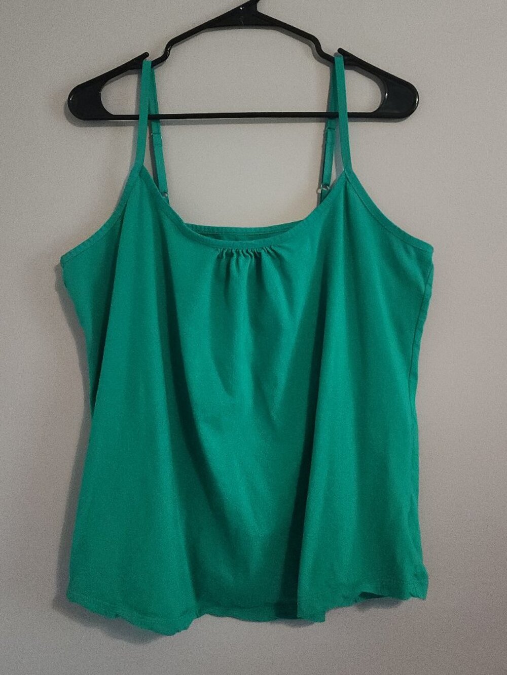 2/$15 Faded Glory Bright Green Plus Size Camisole 3X